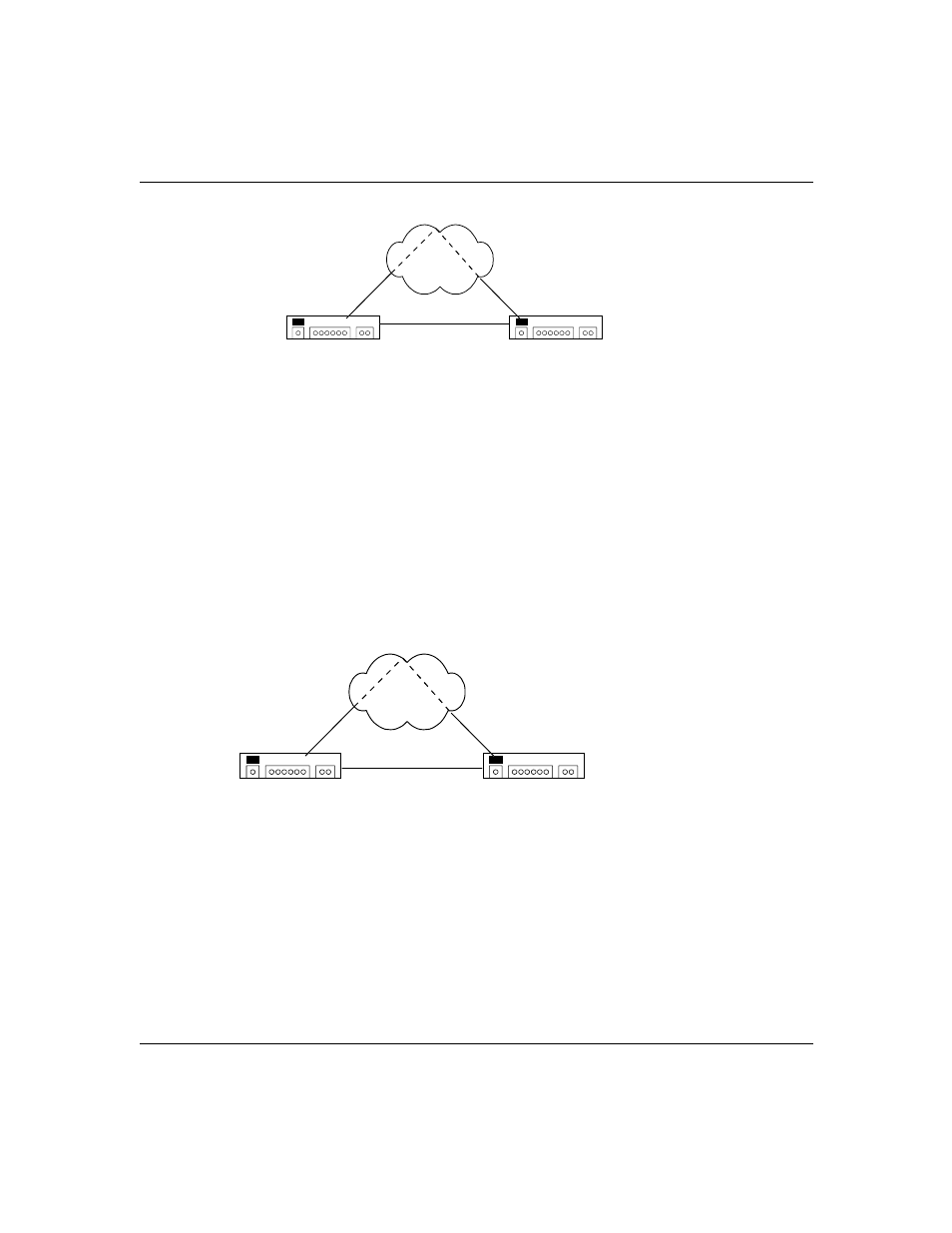 Figure114. atm ptop, Trunking, Figure115. atm trunk | Trunking -5, Figure 11-4, Atm ptop -5, Figure 11-5, Atm trunk -5, Figure 11-4. atm ptop, Figure 11-5. atm trunk | Hitachi US7070447-001 User Manual | Page 75 / 98