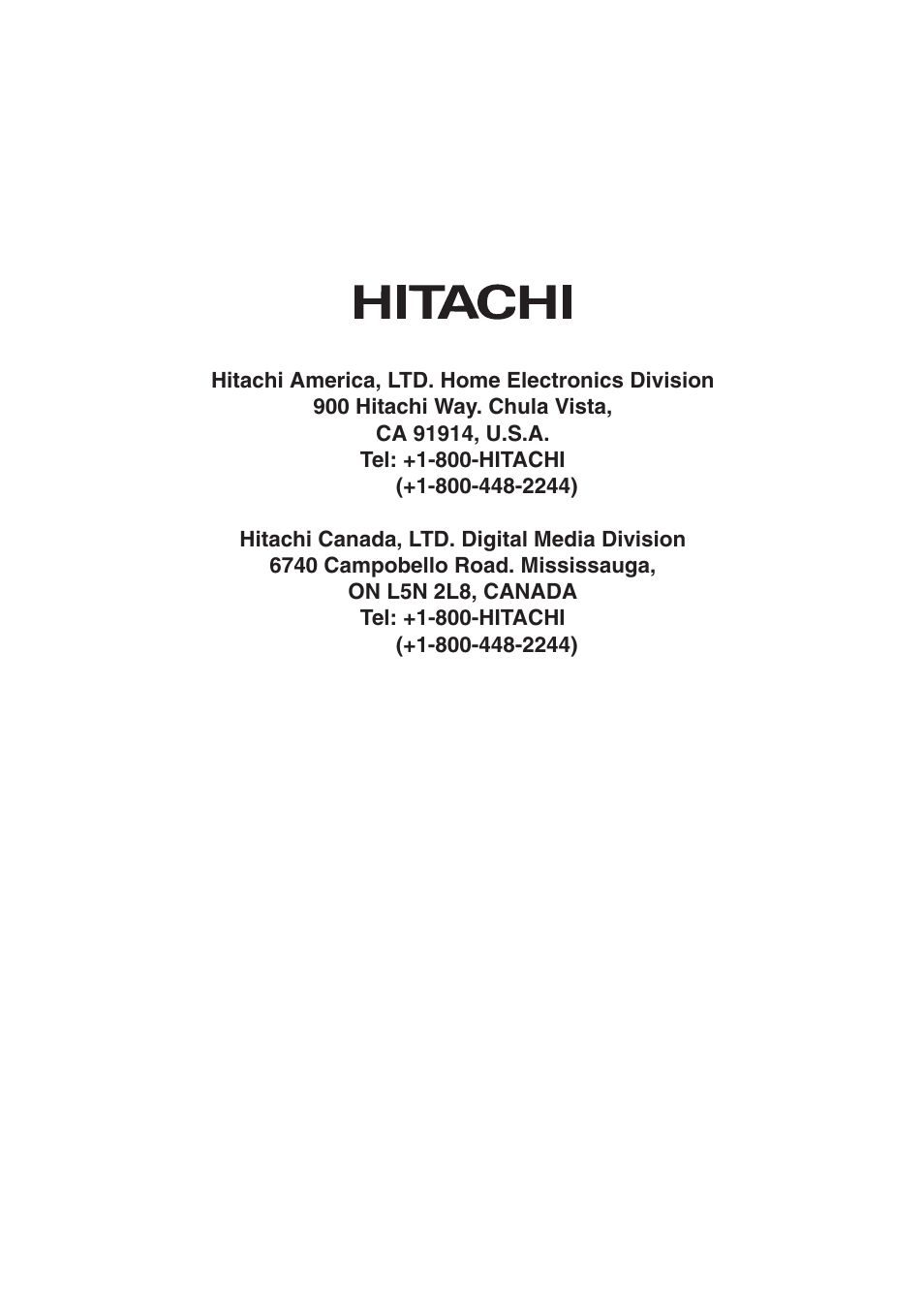 Hitachi CMP420V1 User Manual | Page 142 / 142