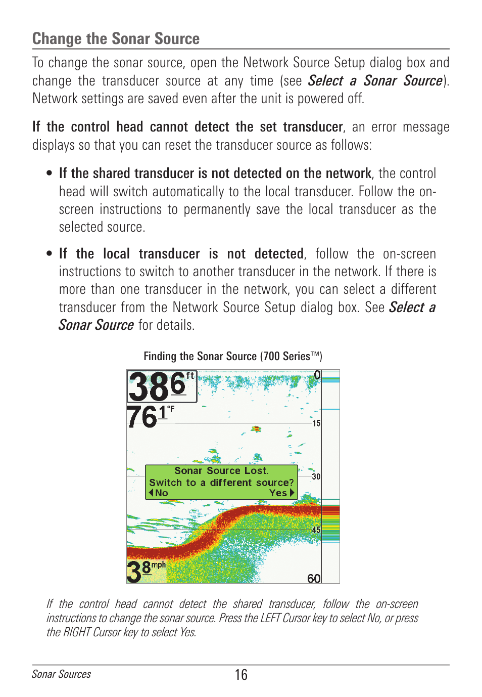 Change the sonar source | Humminbird 531906-1EN_A User Manual | Page 22 / 39