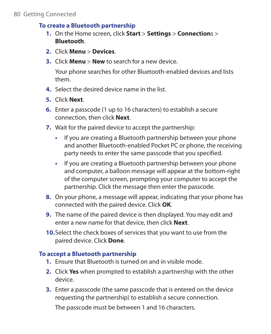 HTC EMC220 User Manual | Page 80 / 172