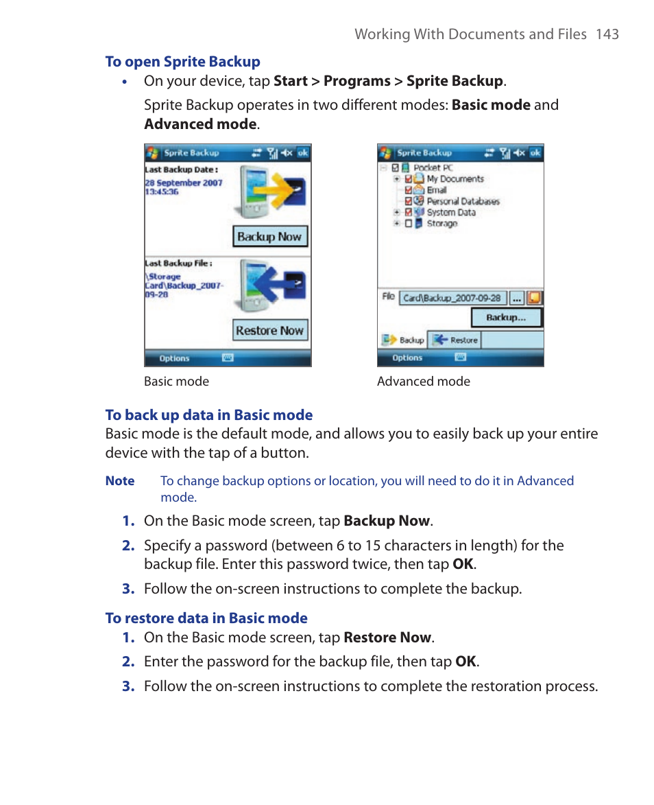 HTC Xda orbit 2 User Manual | Page 143 / 246