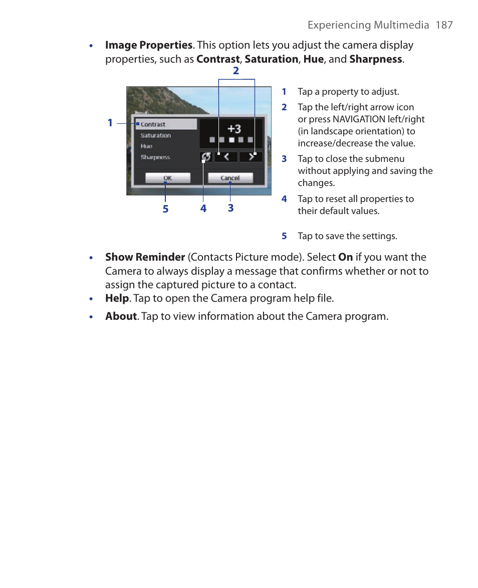 HTC Xda orbit 2 User Manual | Page 187 / 246