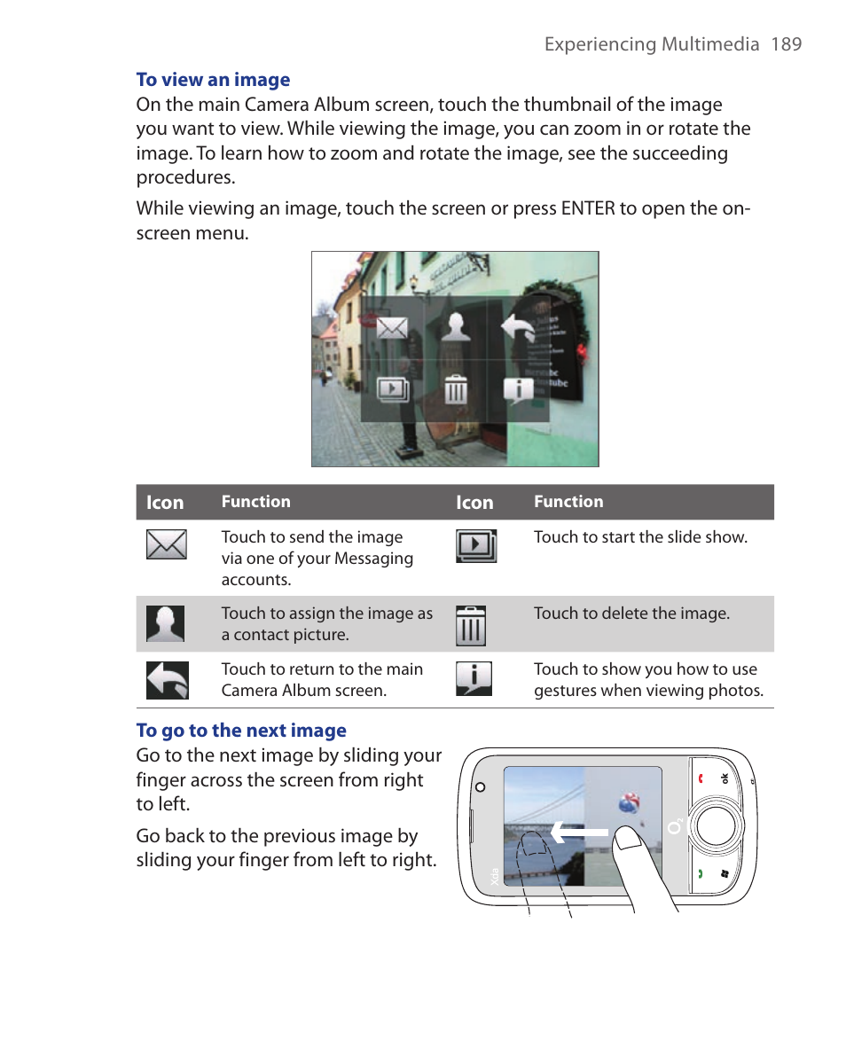 HTC Xda orbit 2 User Manual | Page 189 / 246