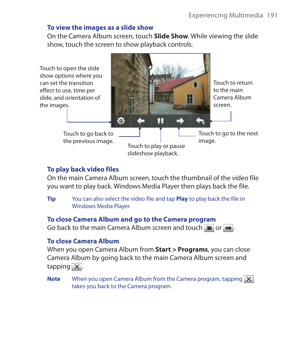 HTC Xda orbit 2 User Manual | Page 191 / 246