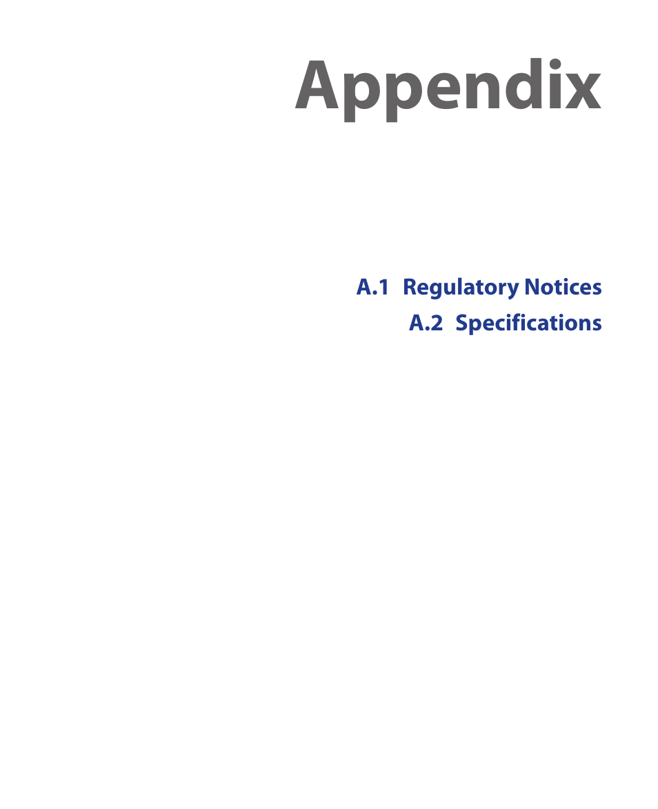 Appendix | HTC Xda orbit 2 User Manual | Page 229 / 246