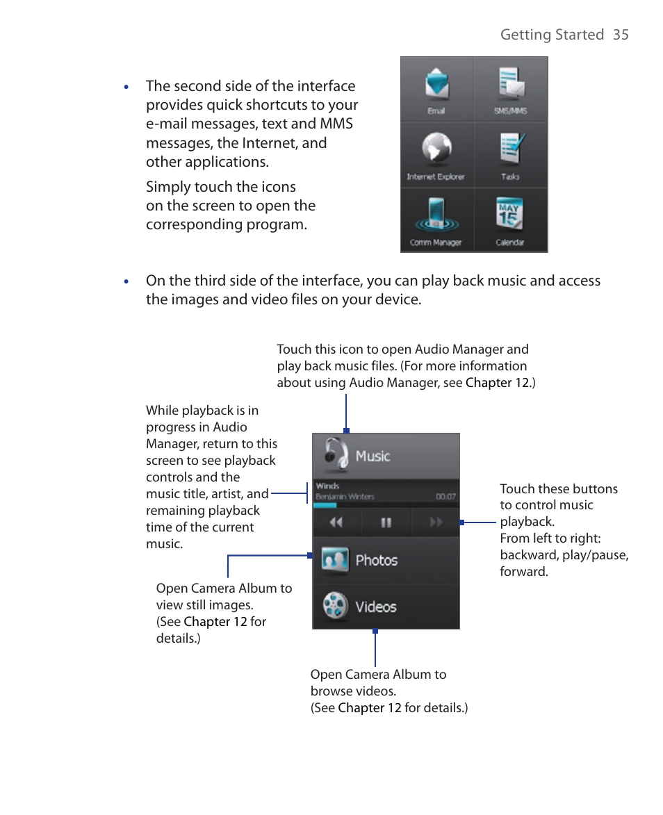 HTC Xda orbit 2 User Manual | Page 35 / 246