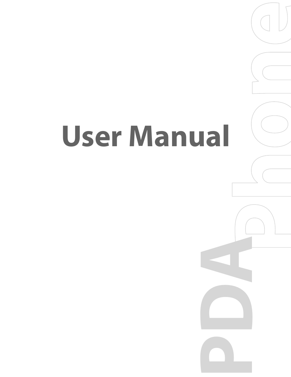 HTC PDA Phone User Manual | 144 pages