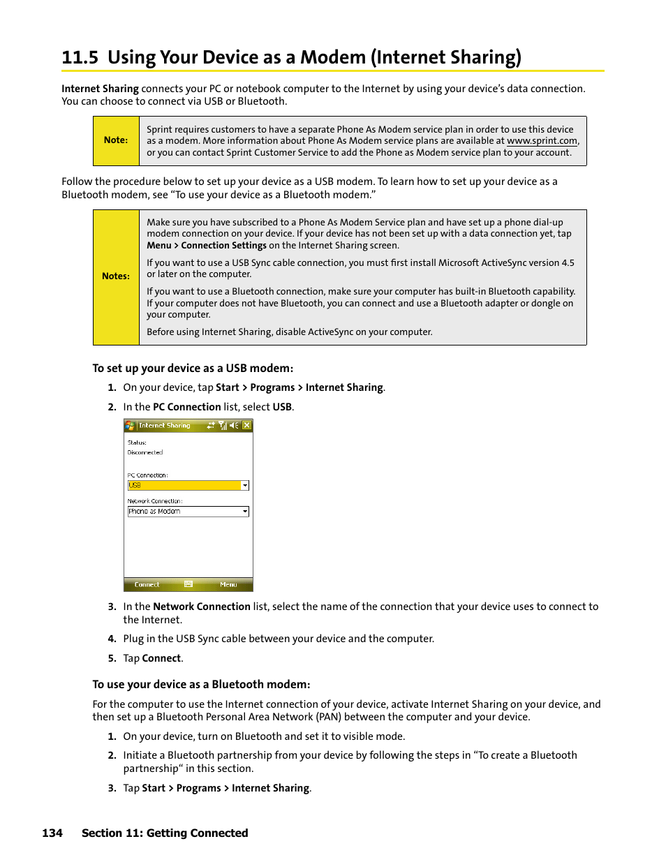 5 using your device as a modem (internet sharing) | HTC Mogul User Manual | Page 132 / 188