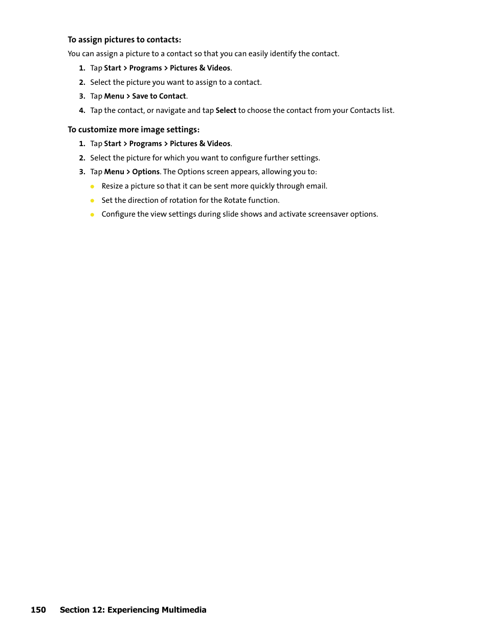 HTC Mogul User Manual | Page 148 / 188