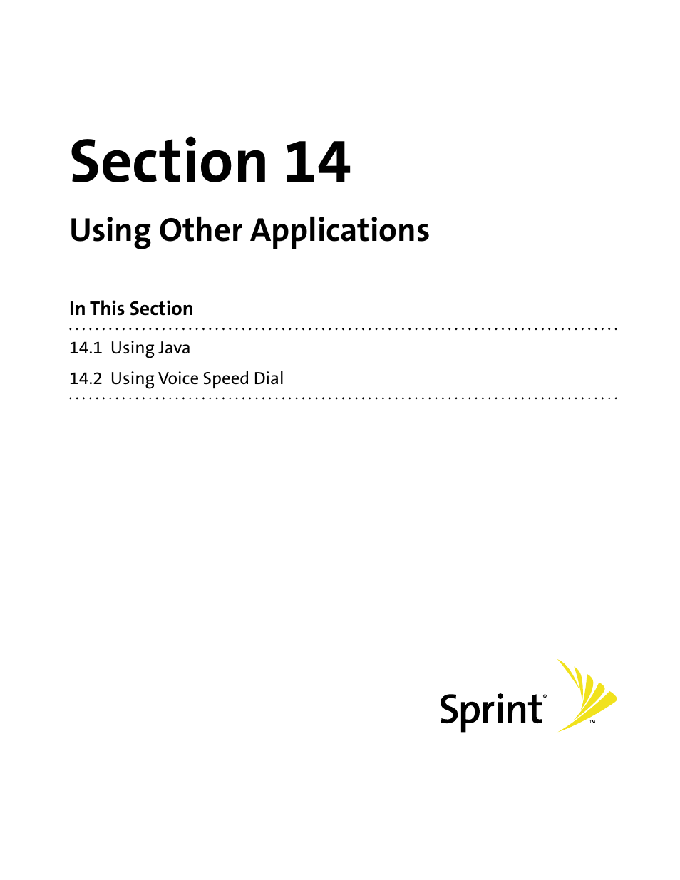 Section 14, Using other applications | HTC Mogul User Manual | Page 161 / 188