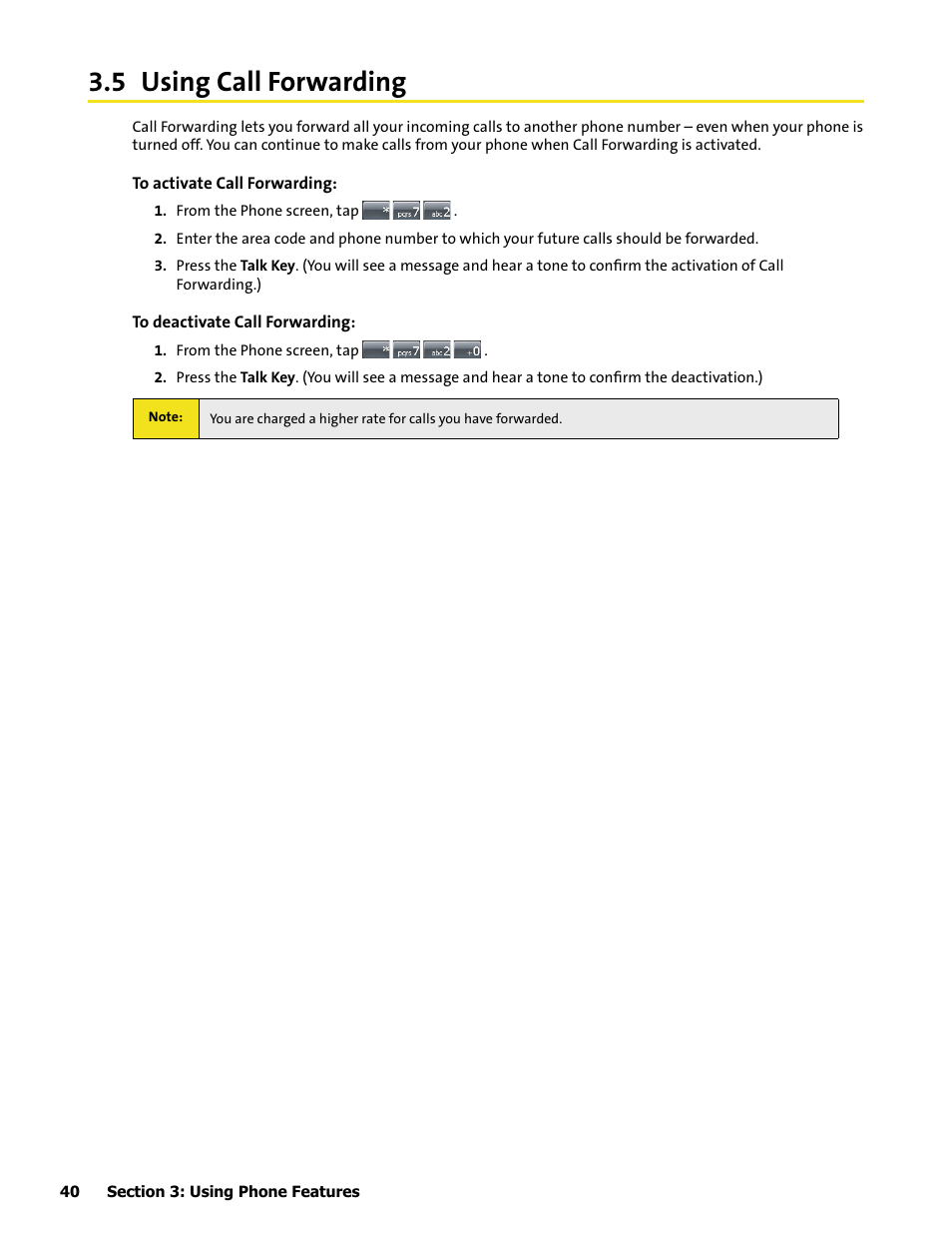 5 using call forwarding, 5 in-call options | HTC Mogul User Manual | Page 48 / 188