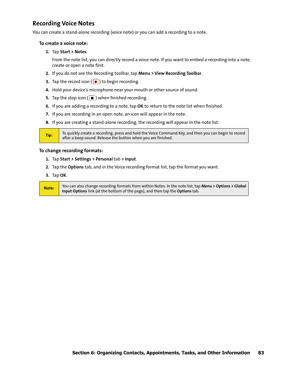 HTC Mogul User Manual | Page 81 / 188