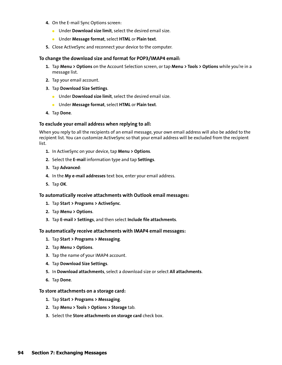 HTC Mogul User Manual | Page 92 / 188