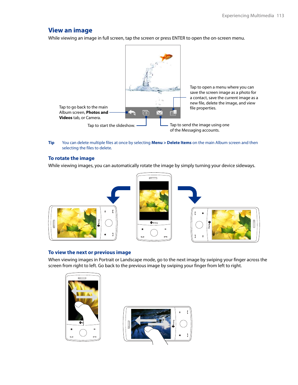 View an image | HTC AM171 User Manual | Page 113 / 158