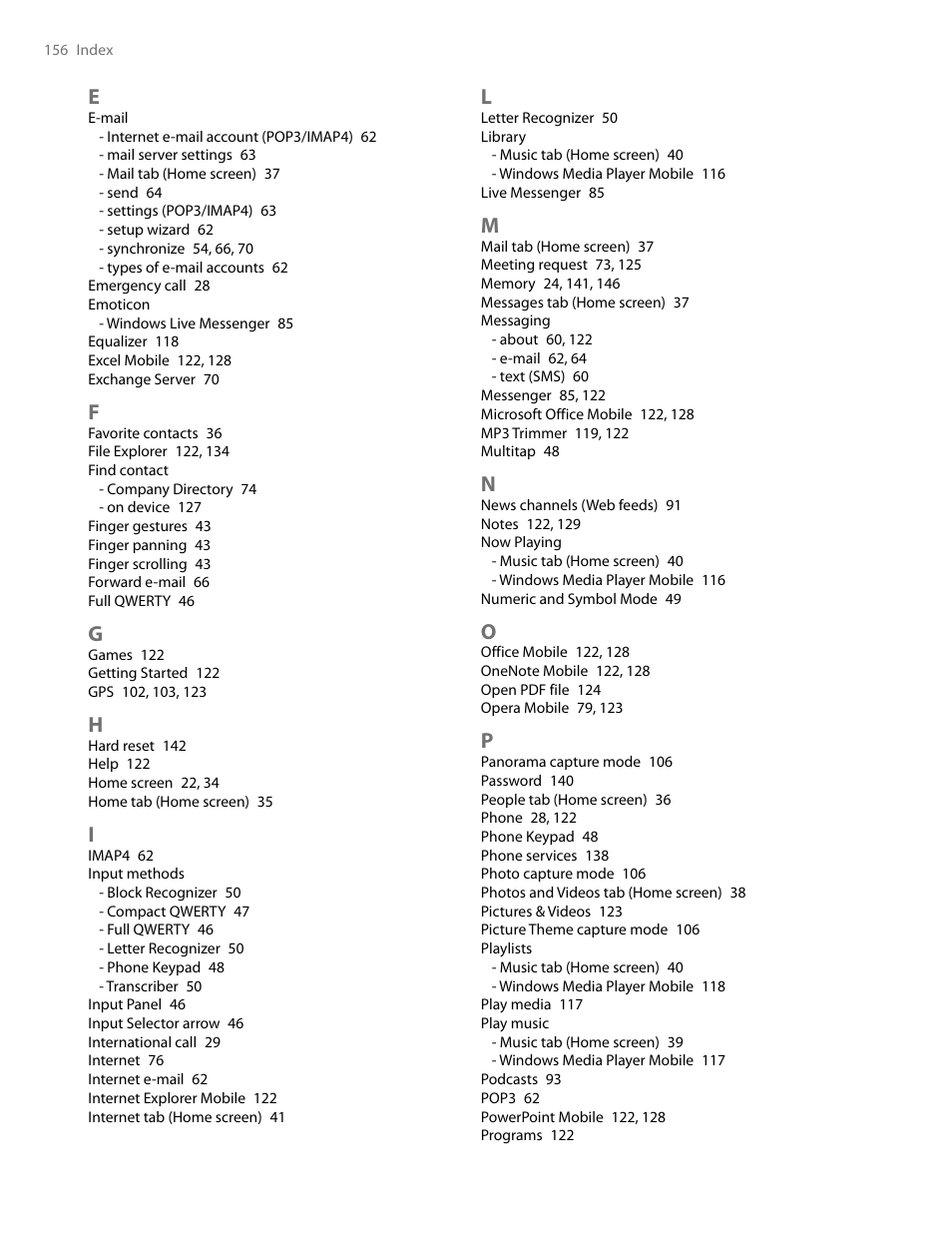 HTC AM171 User Manual | Page 156 / 158