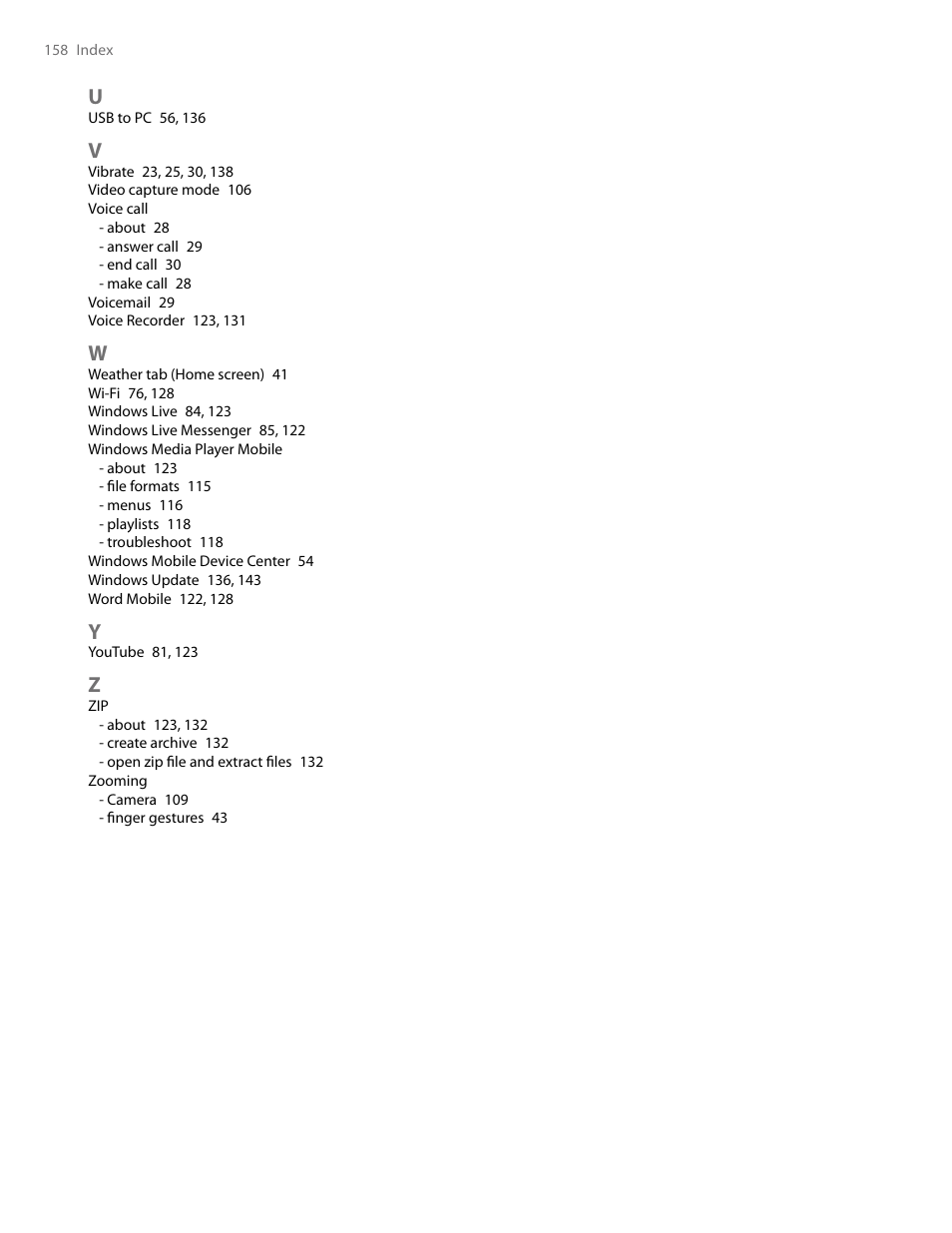 HTC AM171 User Manual | Page 158 / 158
