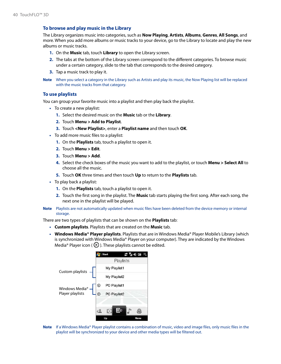 HTC AM171 User Manual | Page 40 / 158