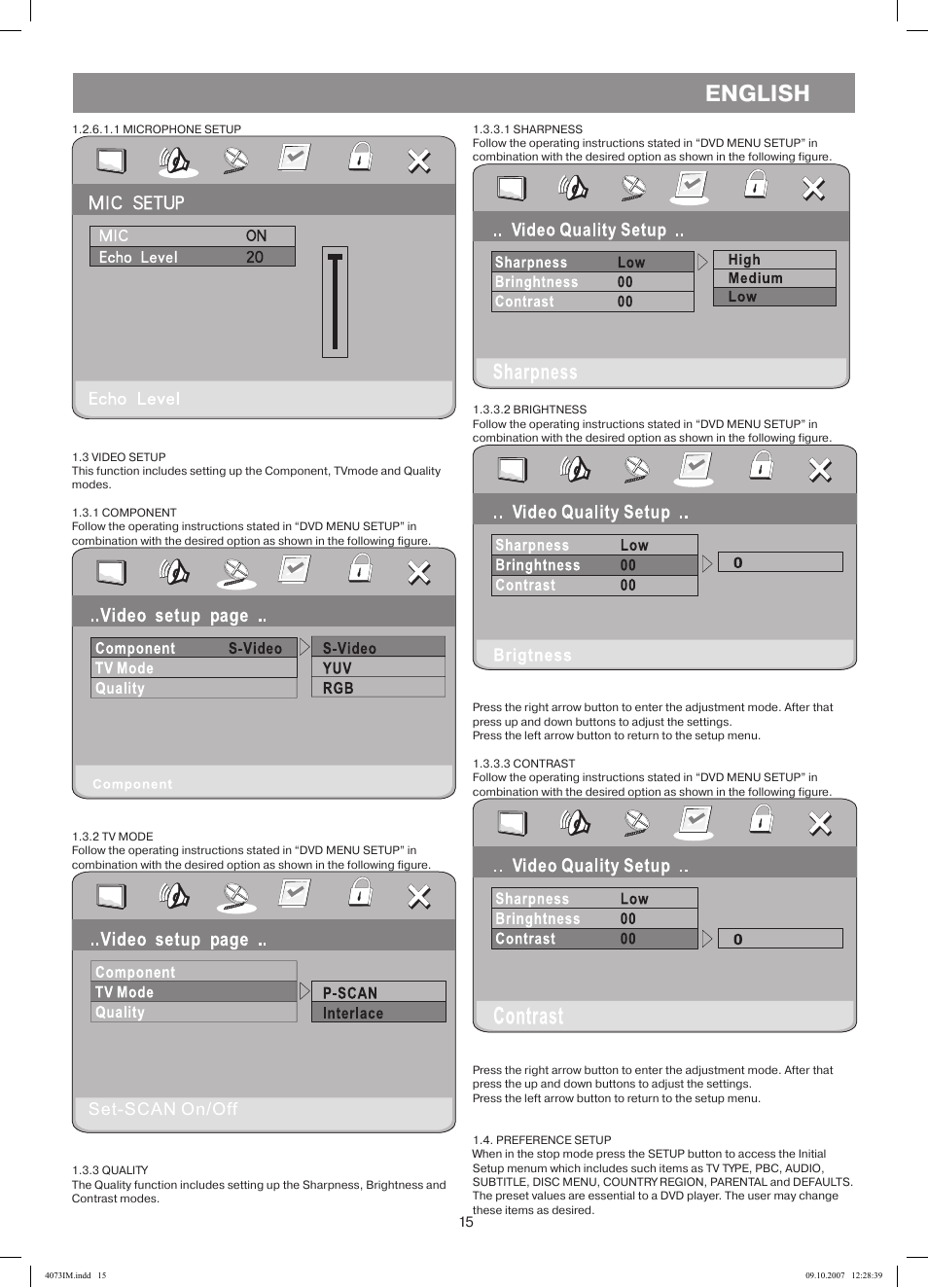 English | Vitek VT-4073 SR User Manual | Page 15 / 92