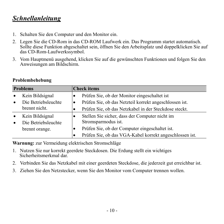 Schnellanleitung | Hanns.G Hi221DPB User Manual | Page 9 / 15