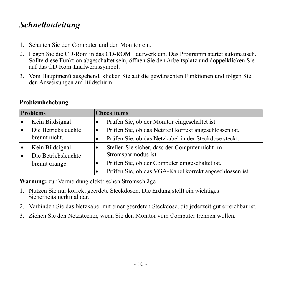 Schnellanleitung | Hanns.G HG191 User Manual | Page 11 / 17