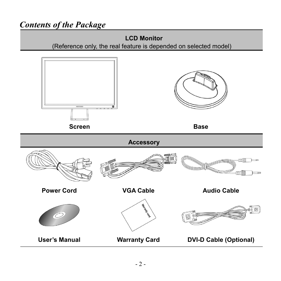 Hanns.G HG191 User Manual | Page 3 / 17