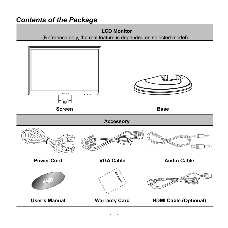 Hanns.G HG216DPO User Manual | 16 pages