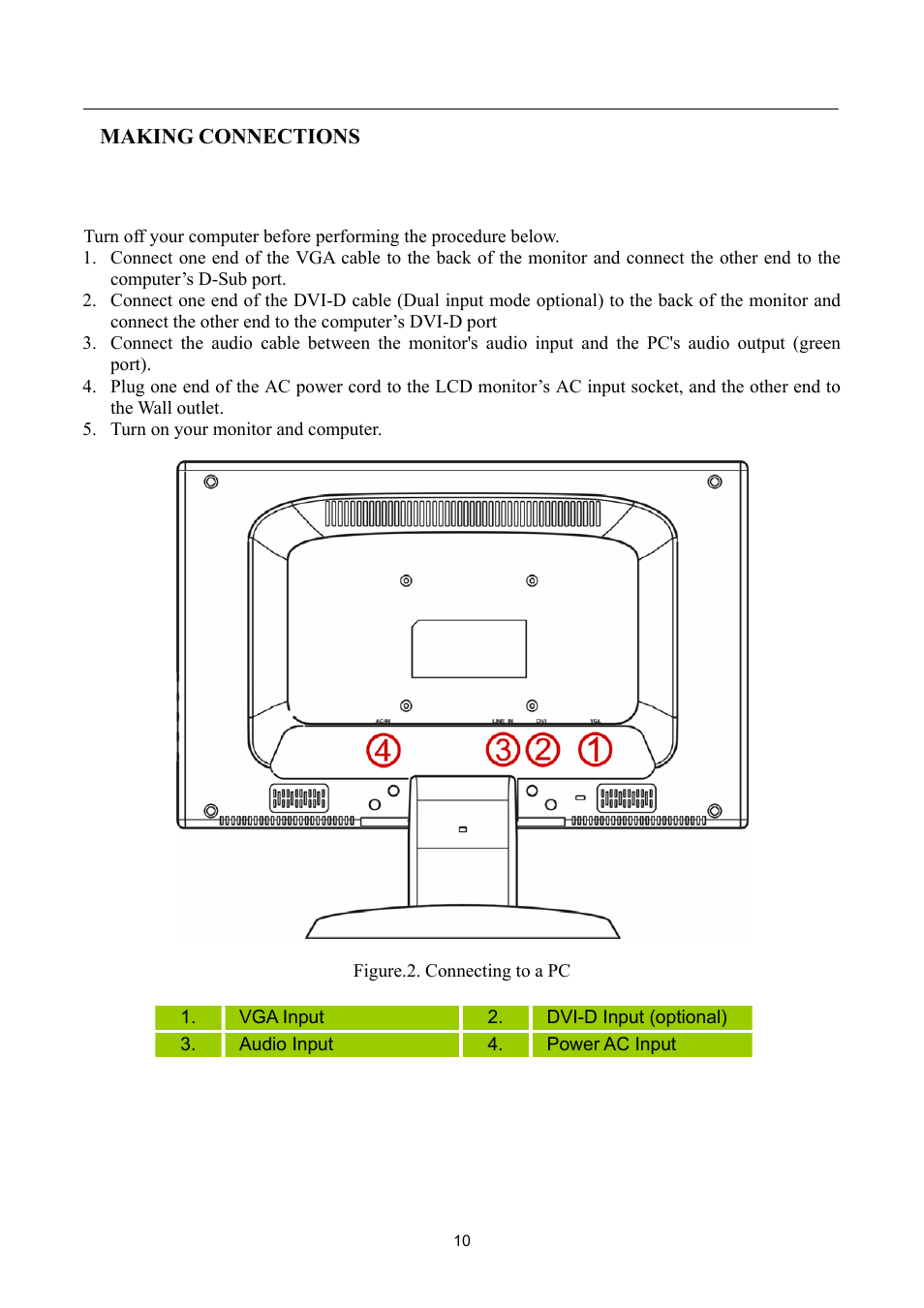 Hanns.G HW191 User Manual | Page 10 / 20
