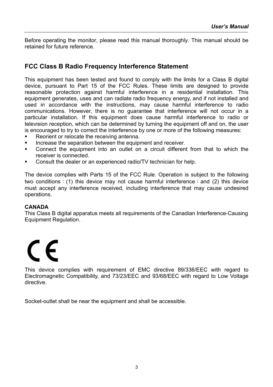 Hanns.G HU171D User Manual | Page 3 / 23