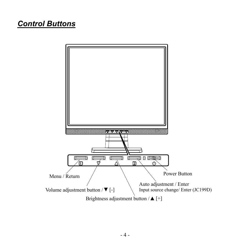 Hanns.G JC199APB User Manual | Page 4 / 16