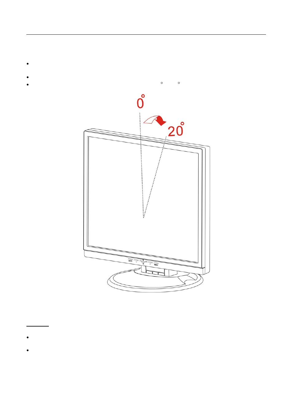 Adjusting the viewing angle | Hanns.G HS191 User Manual | Page 11 / 22