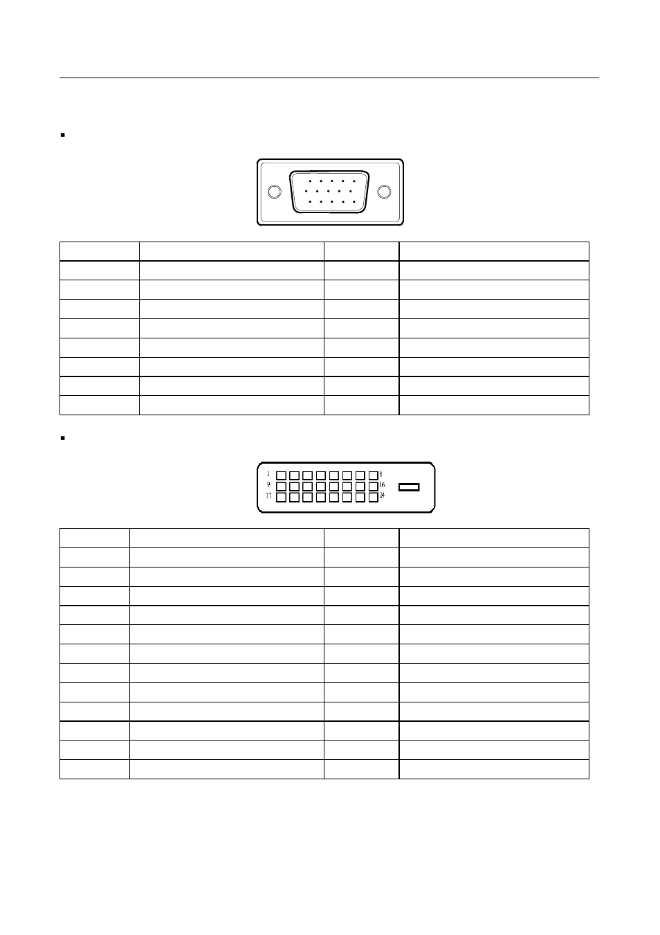 Connector pin assignment | Hanns.G HS191 User Manual | Page 22 / 22