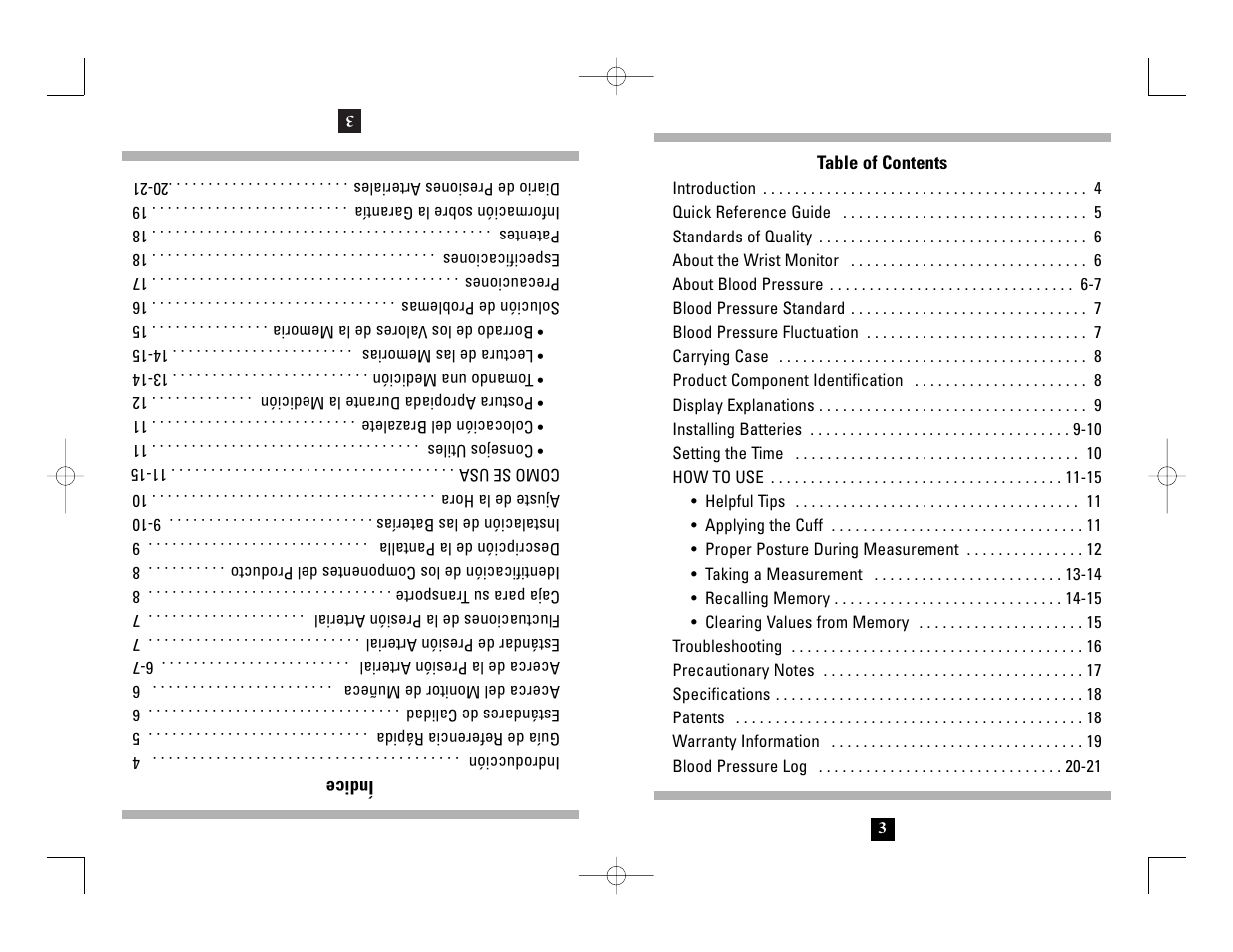 Health O Meter 7632 User Manual | Page 3 / 42