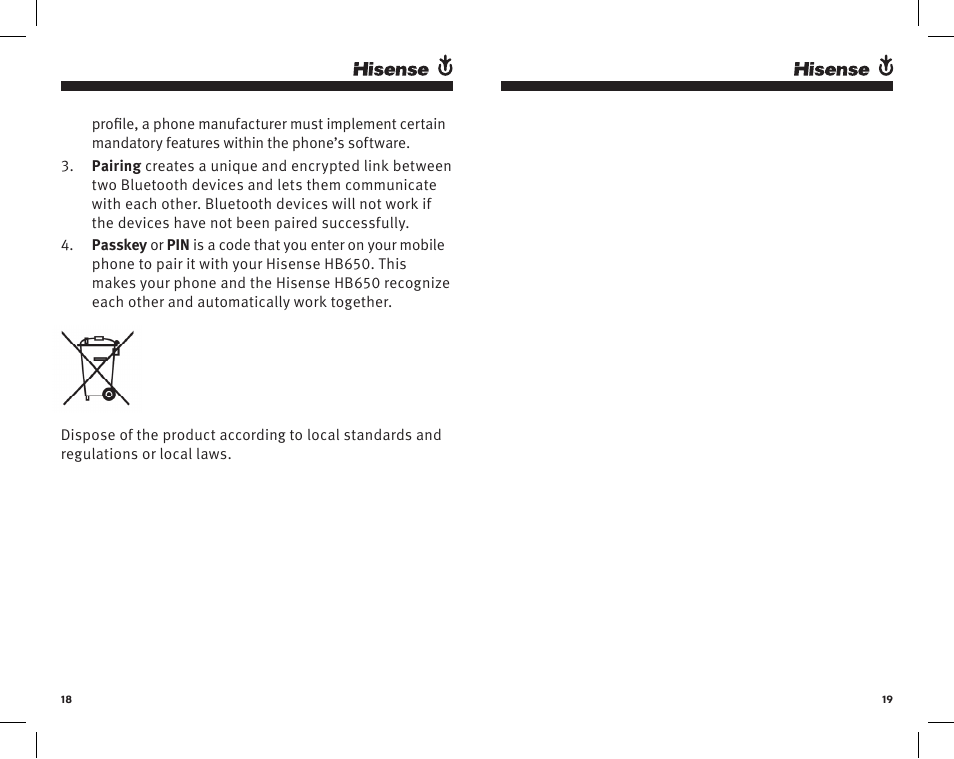 Hisense Group HB650 User Manual | Page 10 / 11