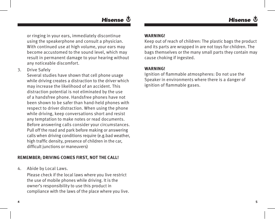 Hisense Group HB650 User Manual | Page 3 / 11