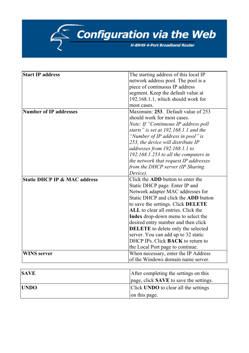 Hawking Technology H-BR49 User Manual | Page 22 / 67