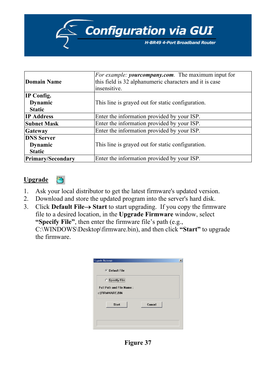 Upgrade | Hawking Technology H-BR49 User Manual | Page 51 / 67