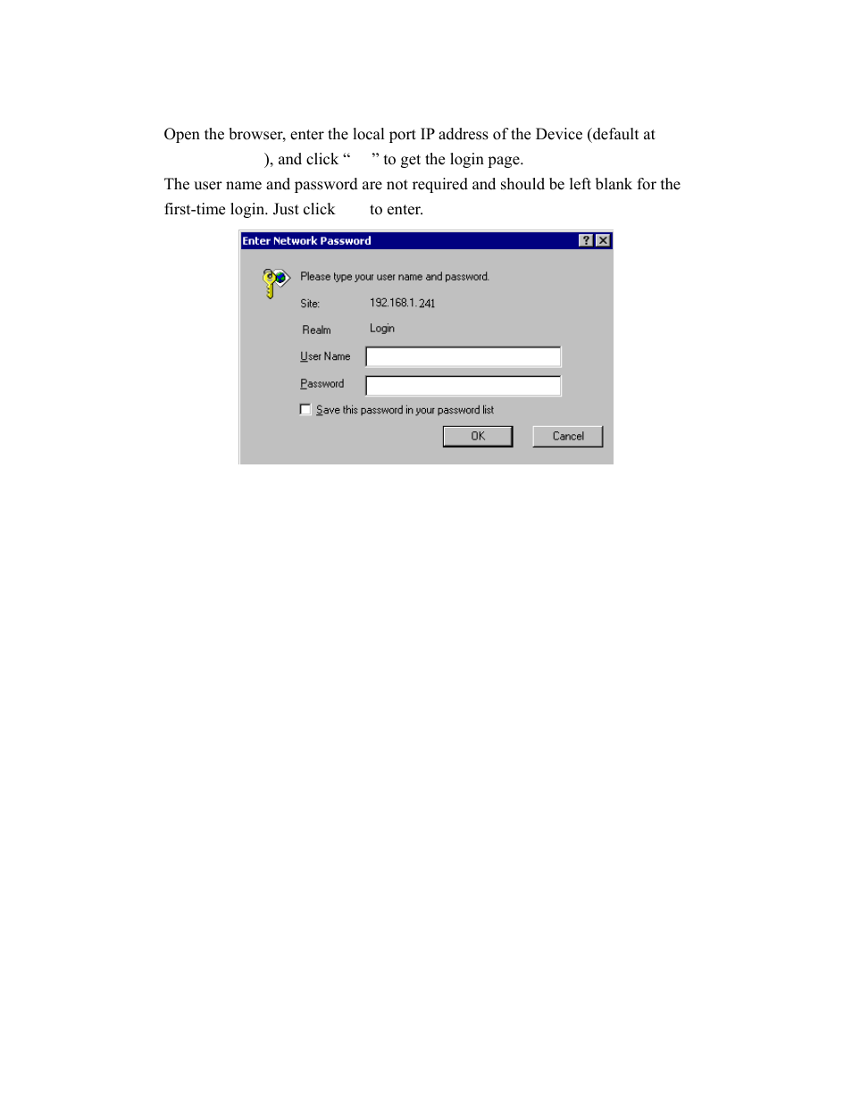 Bridge -configuration via web, Login | Hawking Technology HWBA54G User Manual | Page 27 / 36