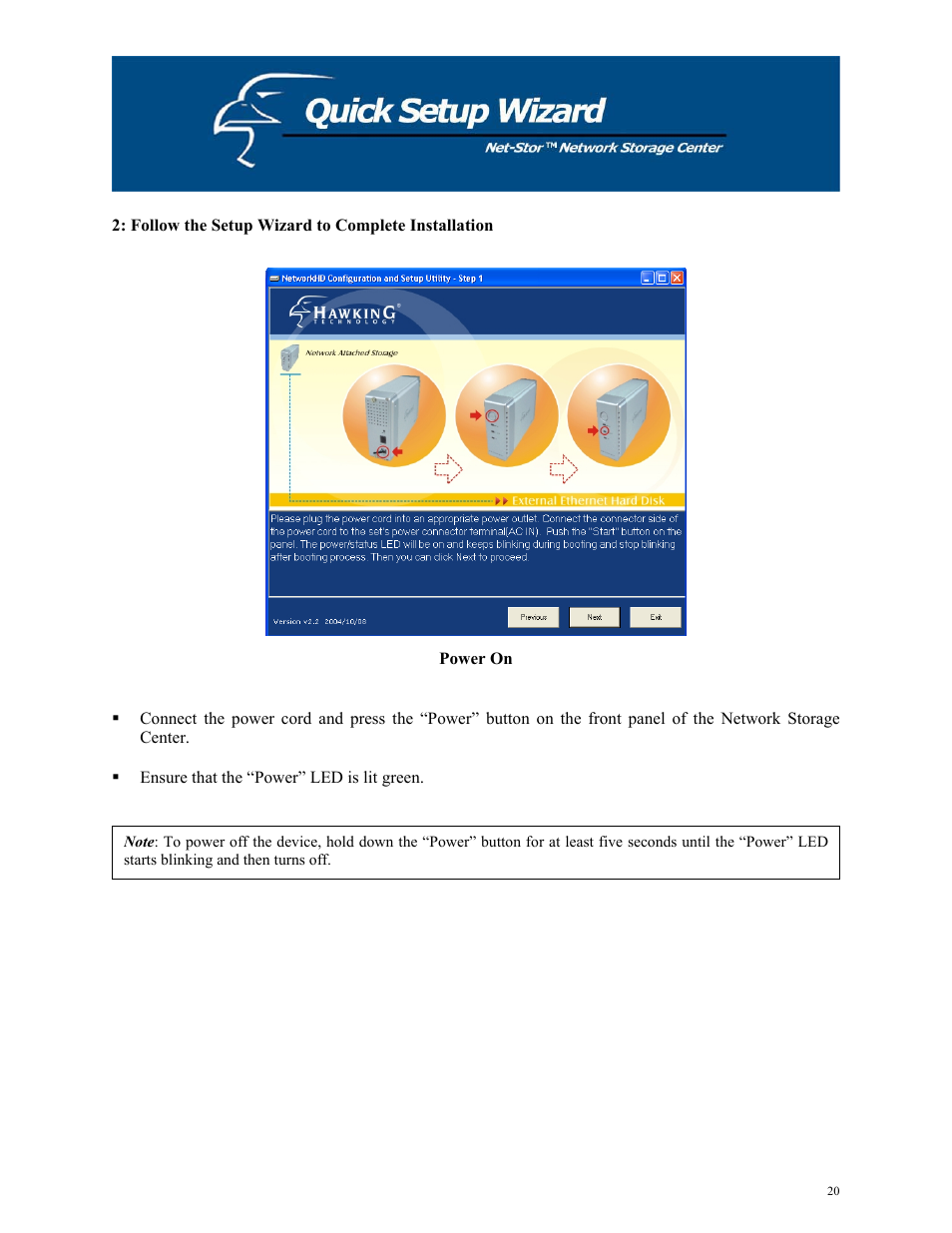 Hawking Technology HNAS1 User Manual | Page 20 / 53