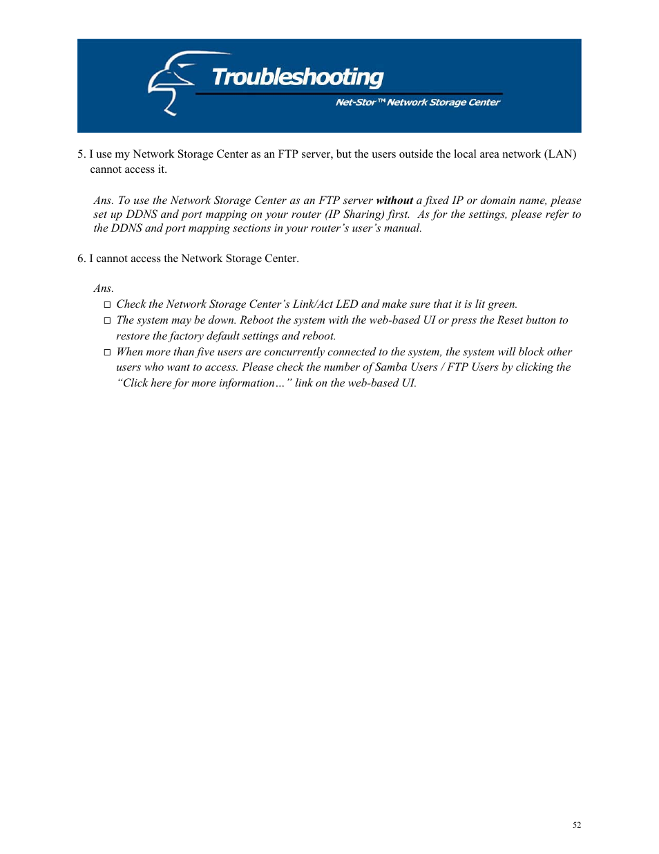 Hawking Technology HNAS1 User Manual | Page 52 / 53