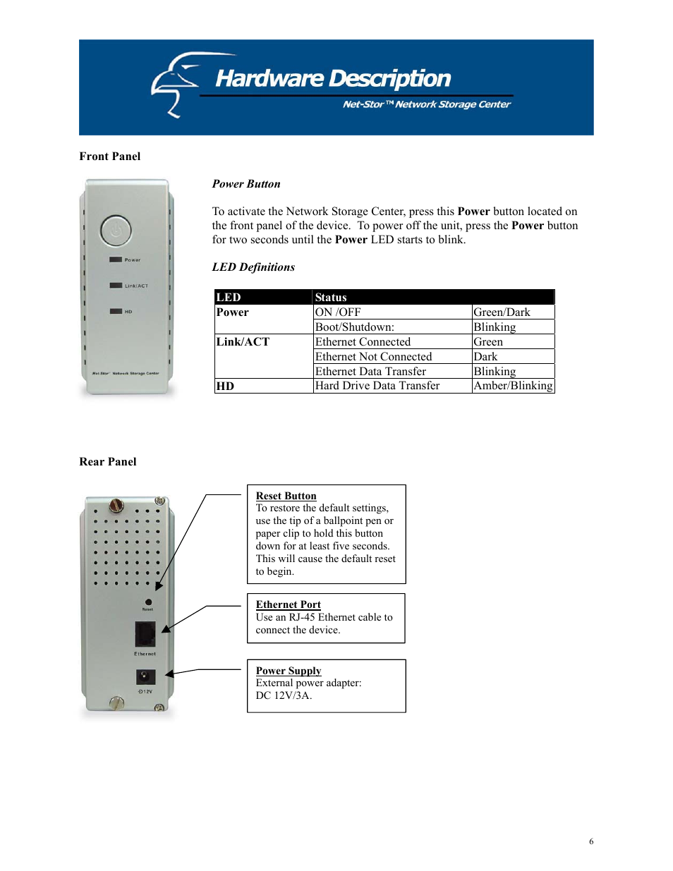 Hawking Technology HNAS1 User Manual | Page 6 / 53