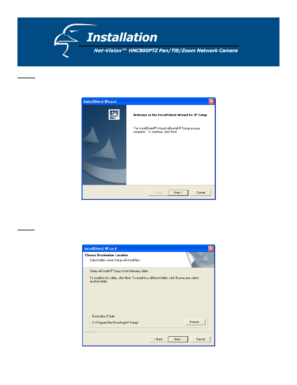 Hawking Technology HNC800PTZ User Manual | Page 6 / 20