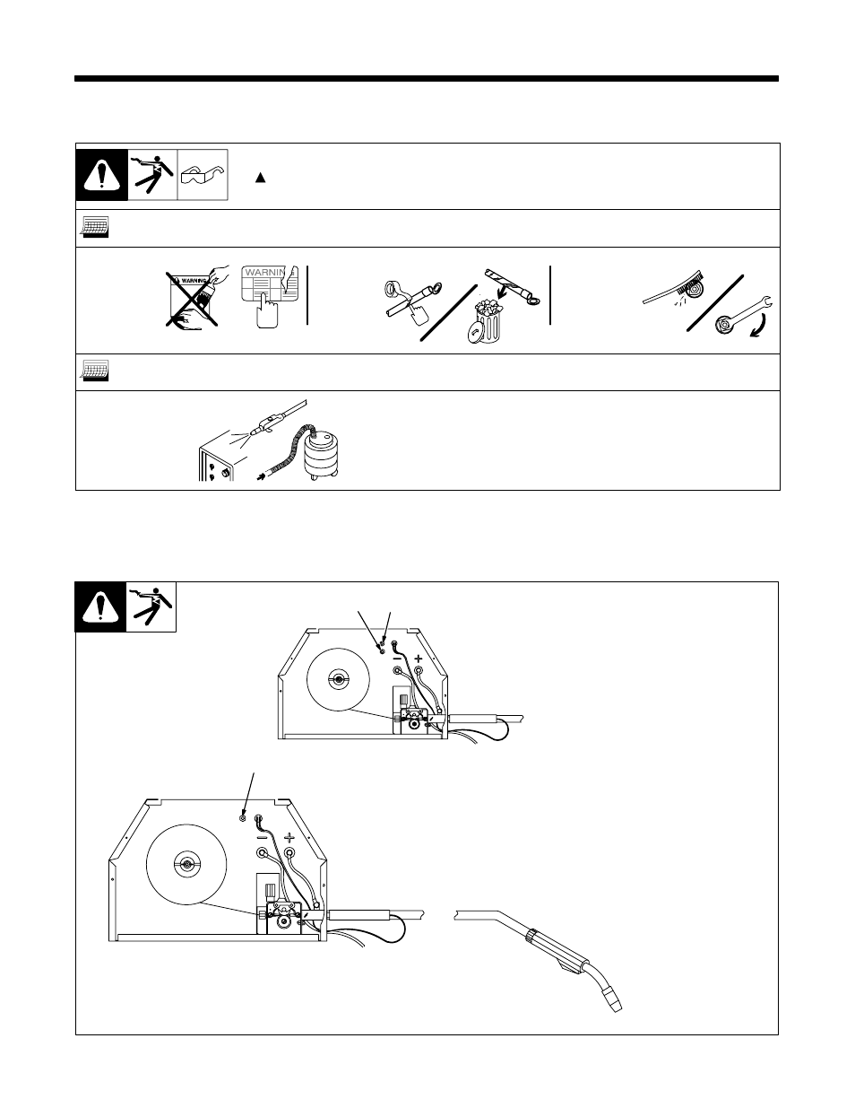 5 – maintenance &troubleshooting, 1. routine maintenance, 2. overload protection | Hobart Welding Products 150 User Manual | Page 25 / 48