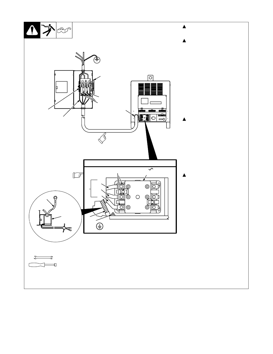 13. connecting input power, Important | Hobart Welding Products 652 User Manual | Page 25 / 40
