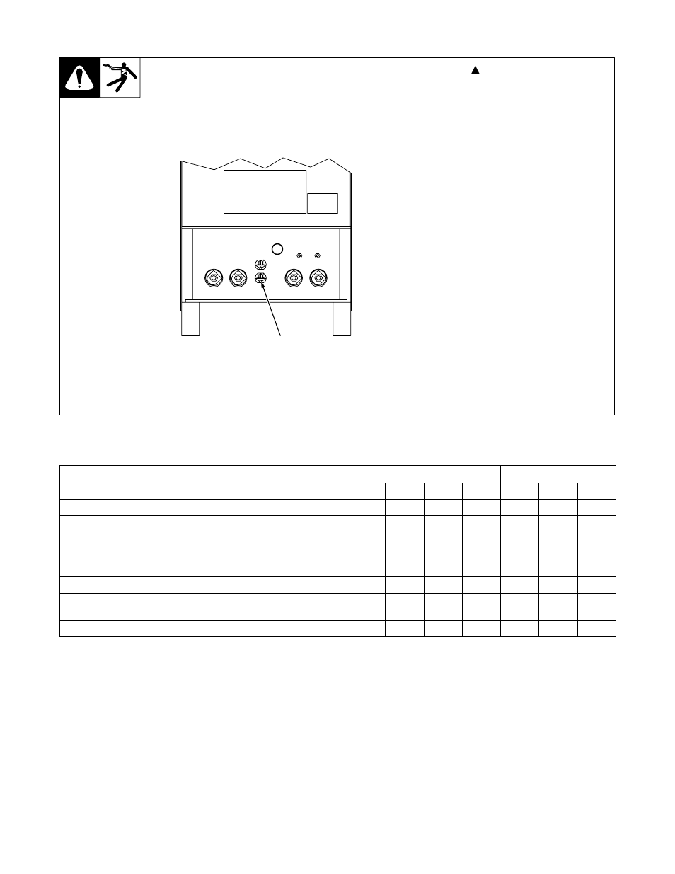 8. 115 volts ac duplex receptacle, 9. electrical service guide | Hobart Welding Products 300 DC User Manual | Page 17 / 32
