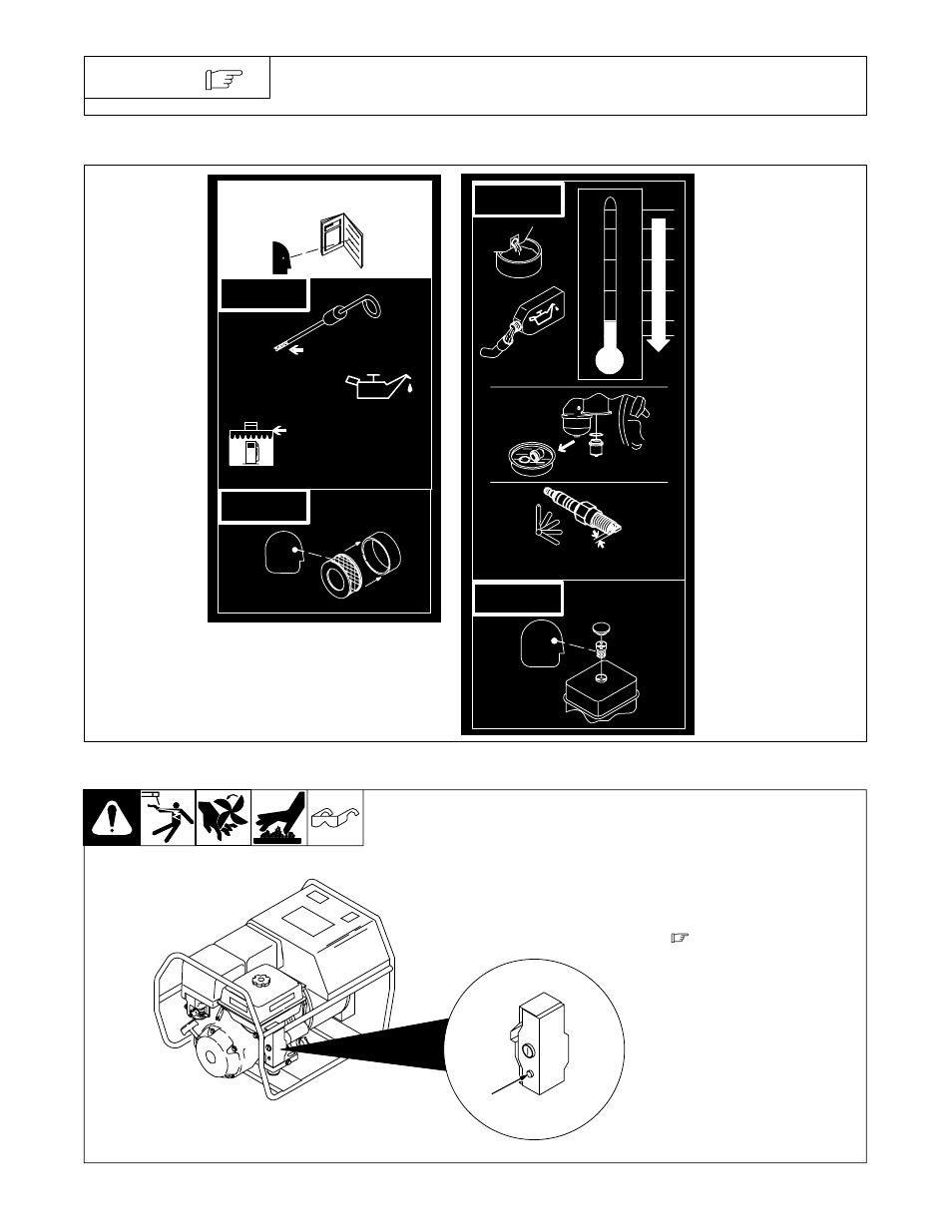 2. maintenance label, 200 h, 3. overload protection (honda-powered units only) | Engine maintenance | Hobart Welding Products 1435 User Manual | Page 29 / 60