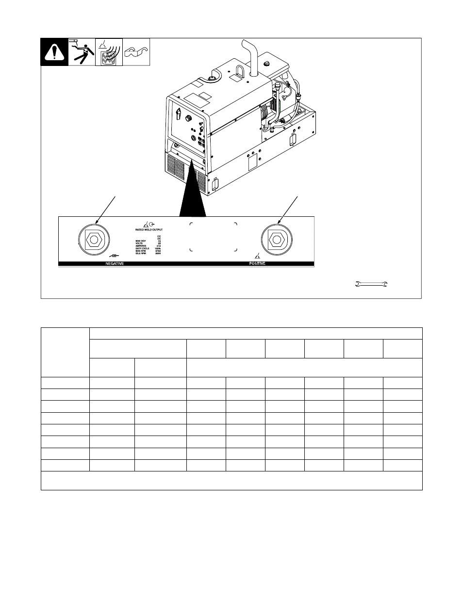6. connecting to weld output terminals, 7. selecting weld cable sizes | Hobart Welding Products CHAMPION OM-493 User Manual | Page 20 / 56