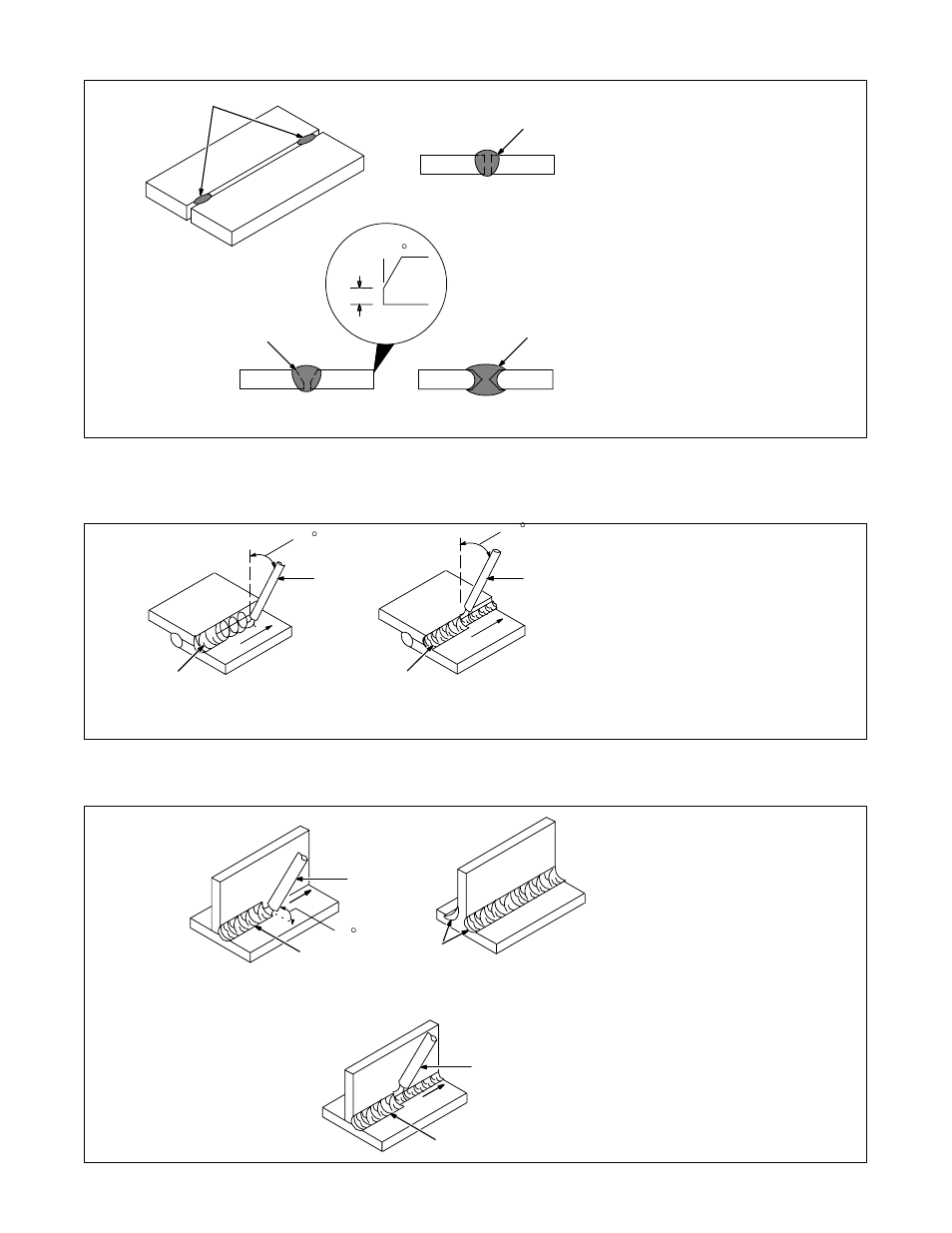 10. butt joints, 11. lap joint, 12. tee joint | Hobart Welding Products CHAMPION OM-493 User Manual | Page 44 / 56