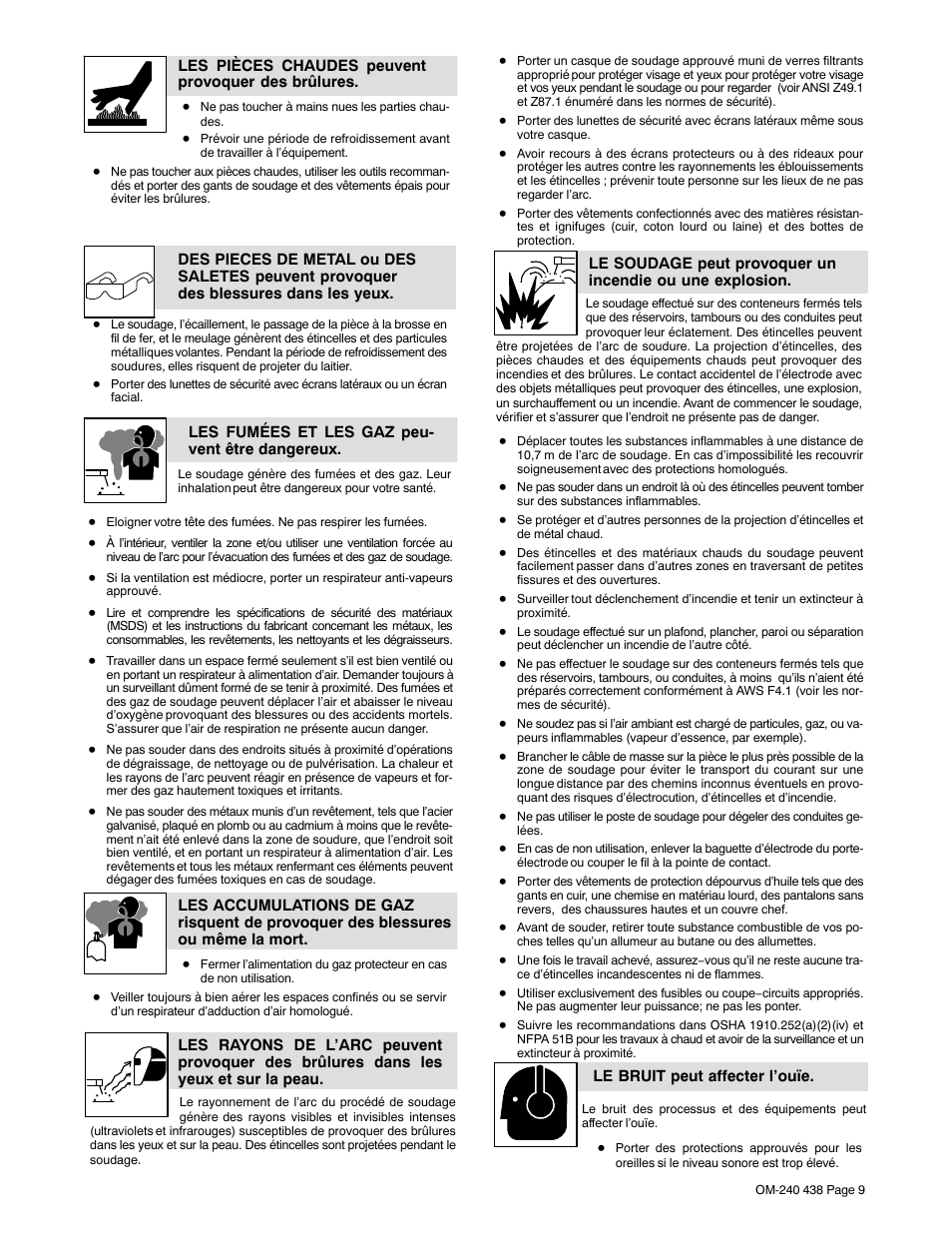 Hobart Welding Products CHAMPION ELITE OM-240 438E User Manual | Page 13 / 64