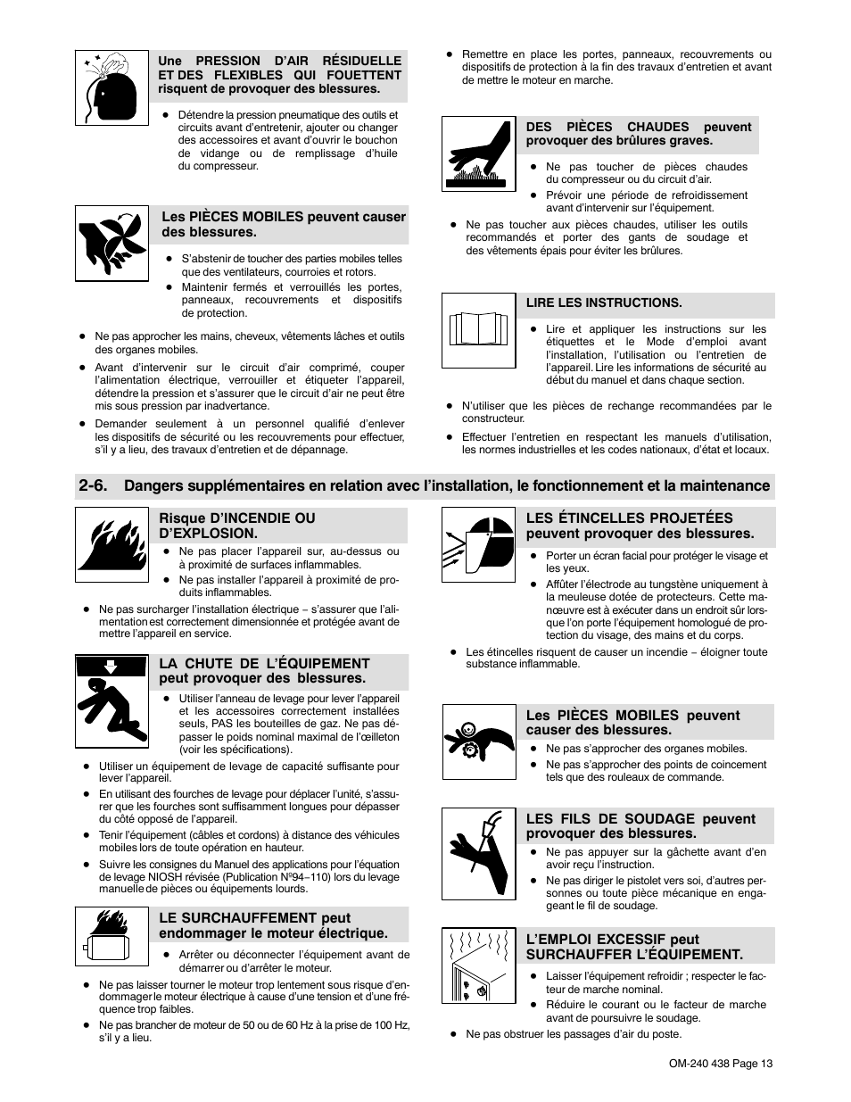Hobart Welding Products CHAMPION ELITE OM-240 438E User Manual | Page 17 / 64