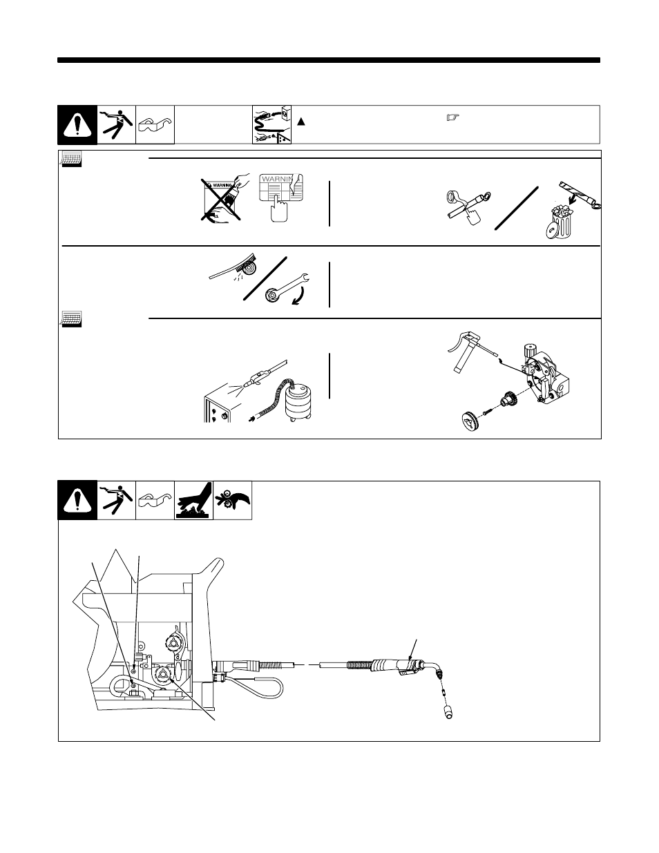 1. routine maintenance, 2. circuit breaker cb1, 3. unit overload | Hobart Welding Products IRONMAN OM-198 683C User Manual | Page 24 / 44